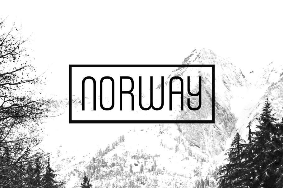 Шрифт Norway